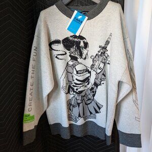 Taka Original Create the Fun anime girl MP5 Sweater